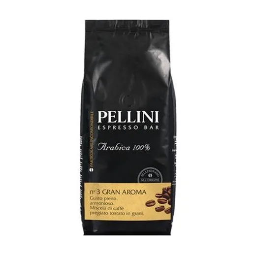 Káva, mletá, zrnková, 1000 g, PELLINI "Gran Aroma"