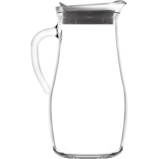 Sklenený džbán, s vekom, sklo, 1,8 l