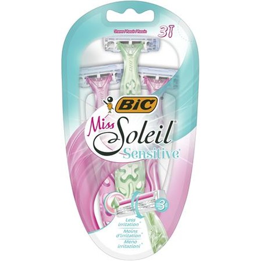 Holiaci strojček, dámsky, jednorazový, BIC "MISS SOLEIL SENSITIVE"