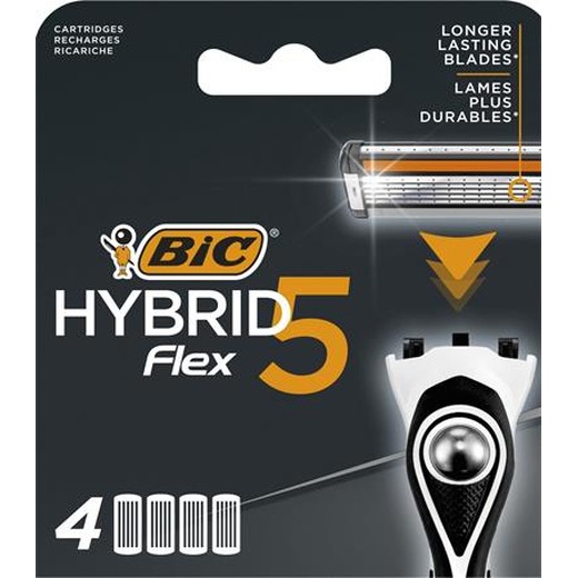 Náhradná hlavica do pánskeho holiaceho strojčeka, BIC "HYBRID 5"