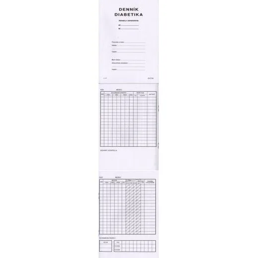 Denník diabetika A5 zošit 32-list