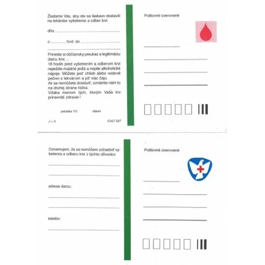 Pozvánka darcov krv. skupiny