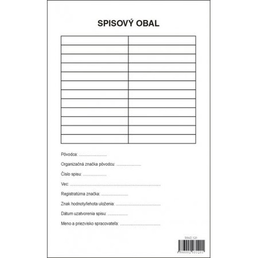Spisový obal A3/A4