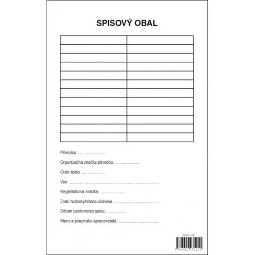 Spisový obal A3/A4