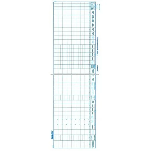Výplatná listina 60x21 cm