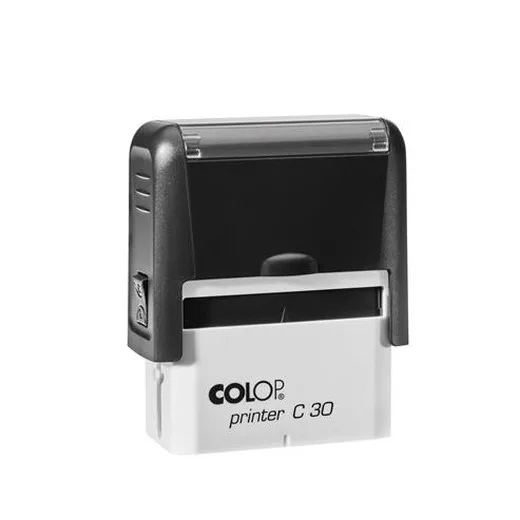 Pečiatka, COLOP "Printer C 30", s modrým náhradným vankúšom
