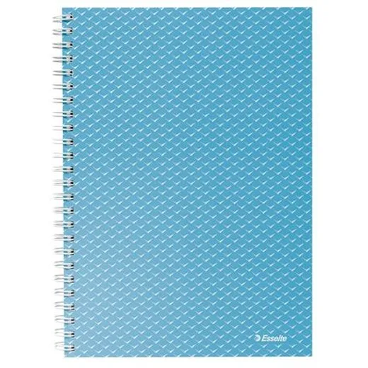 špirálový zošit, A5, štvorčekový, 80 listov, ESSELTE "Colour`Breeze", modrá