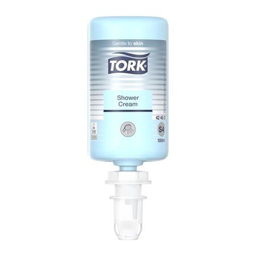 Sprchový gél, 1 l, S4 systém, TORK, svetlomodrý