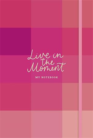 Zápisník, A5, linajkový, čistý, bodkovaný, 96 listov, tvrdá obálka, SHKOLYARYK "Live in the moment", rôzne vzory