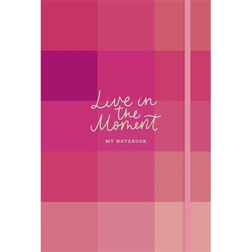 Zápisník, A5, linajkový, čistý, bodkovaný, 96 listov, tvrdá obálka, SHKOLYARYK "Live in the moment", rôzne vzory