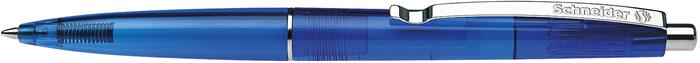 Guľôčkové pero, 0,5 mm, stláčací mechanizmus, SCHNEIDER "K20 Icy", modrá