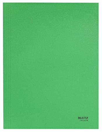 Doska s chlopňami, kartón, A4, LEITZ "Recycle", zelená