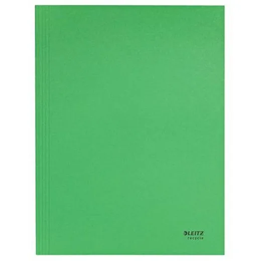 Doska s chlopňami, kartón, A4, LEITZ "Recycle", zelená