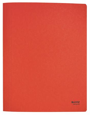 Rýchloviazač, A4, kartón, LEITZ "Recycle", červená
