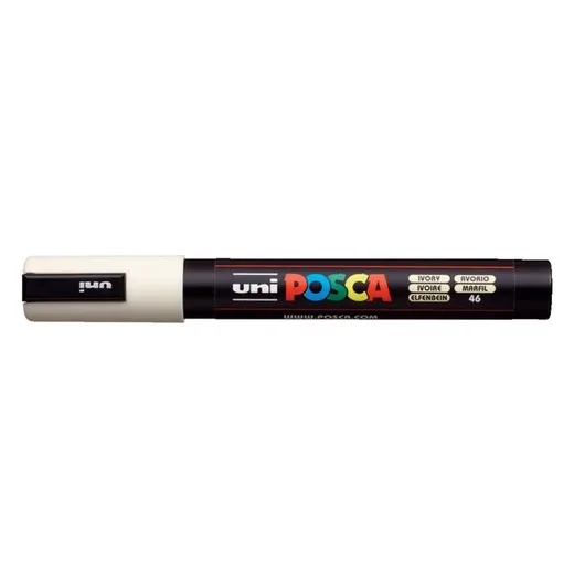 Dekoračný popisovač, 1,8-2,5 mm, UNI "Posca PC-5M", broskyňová (P4)