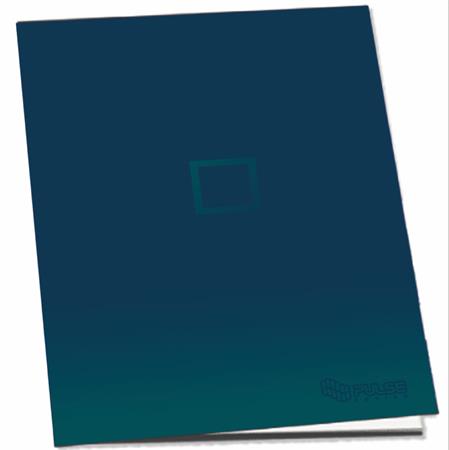 Zošit, A4, štvorčekový, 52 listov, PULSE "Dark Colours"