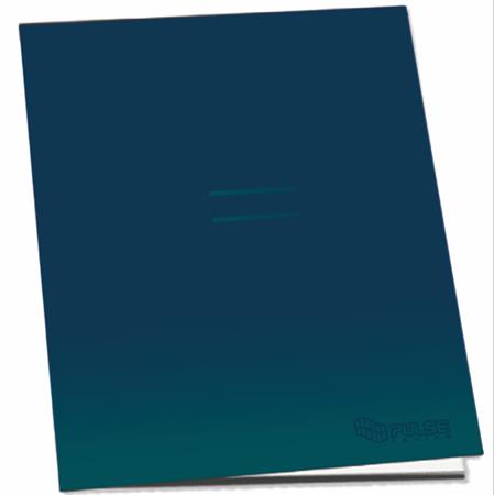 Zošit, A5, linajkový, 52 listov, PULSE "Dark Colours"