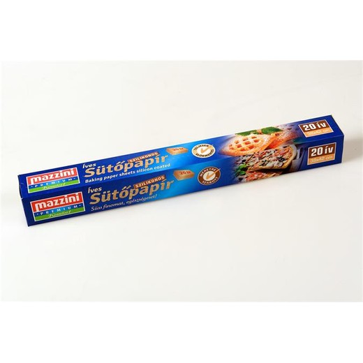 Papier na pečenie, silikónový, 20 hárkov, MAZZINI "Premium"