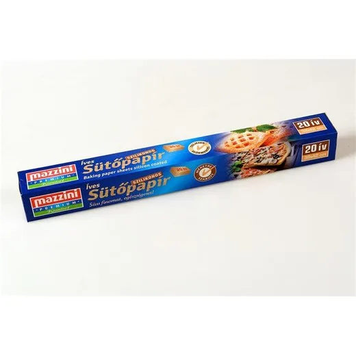Papier na pečenie, silikónový, 20 hárkov, MAZZINI "Premium"
