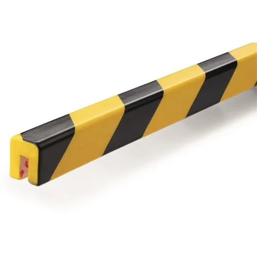 Ochranný profil na hrany, DURABLE "E8", žltá-čierna