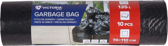 Vrecia na odpadky, 135 l, 10 ks, VICTORIA FACILITY