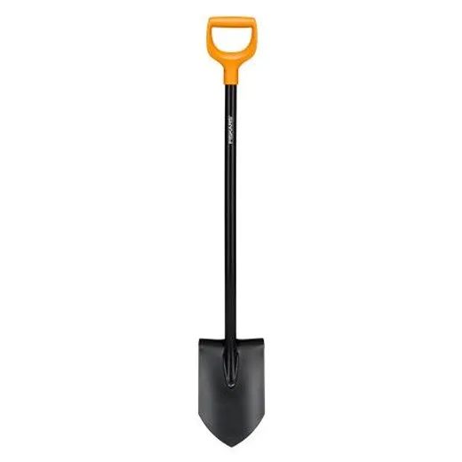 Rýľ, špicatý, FISKARS "Solid", čierna