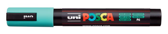 Dekoračný popisovač, 1,8-2,5 mm, UNI "Posca PC-5M", morský zelený (P6)