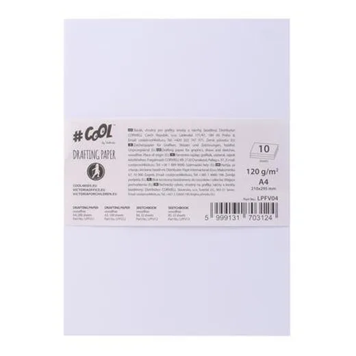 Výkres, bezdrevný, A4, 120 g/m2, COOL BY VICTORIA