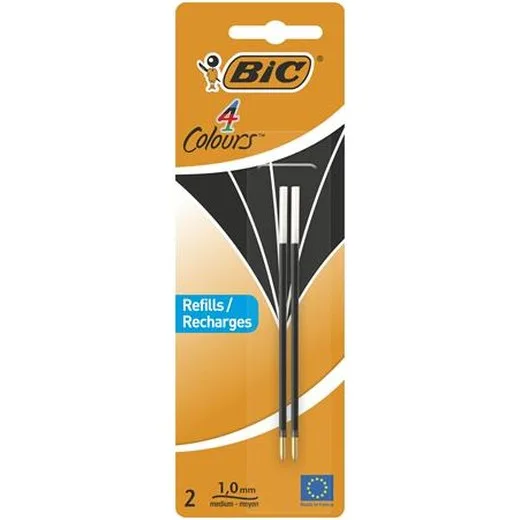 Náhradná náplň do guľôčkového pera, 0,32 mm, BIC "4 Colours", čierna