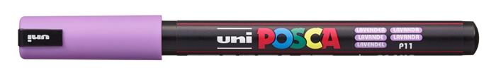 Dekoračný popisovač, 0,7 mm, UNI "Posca PC-1MR", fialová