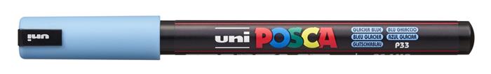 Dekoračný popisovač, 0,7 mm, UNI "Posca PC-1MR", ľadová modrá