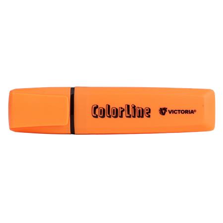 Zvýrazňovač, 1-5 mm, VICTORIA OFFICE, "ColorLine", oranžová