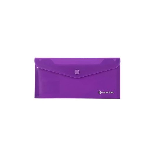 Obal na patent, 250x140 mm, PP, PANTA PLAST, neónovo fialová