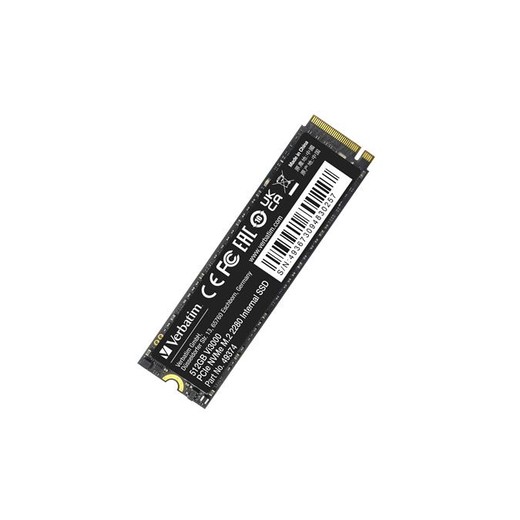 SSD (vnútorná pamäť), 512GB, PCIe NVMe M2, 3300/2500 MB/s, VERBATIM "Vi3000"