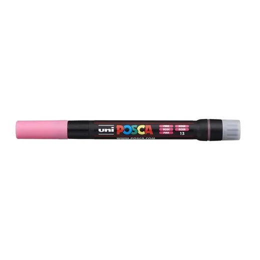 Štetcový popisovač, UNI "Posca PCF-350", ružová