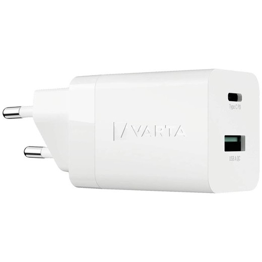 Sieťová nabíjačka, 1xUSB, 1x USB-C výstup, 38W, VARTA "Speed"