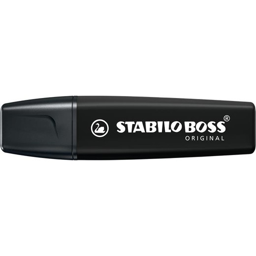 Zvýrazňovač, 2-5 mm, STABILO "BOSS original NatureColors", čierna