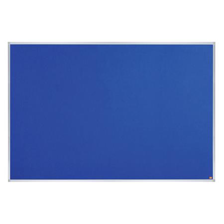 Odkazová tabuľa, hliníkový rám, 180x120 cm, NOBO "Essentials", modrá