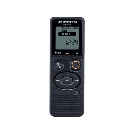 Diktafón, digitálny, pamäť 4 GB, OM SYSTEM "VN-541PC", čierna