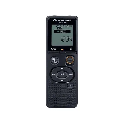 Diktafón, digitálny, pamäť 4 GB, OM SYSTEM "VN-541PC", čierna