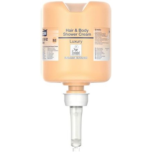 Sprchový gél na vlasy a telo, 475 ml, S2 systém, TORK "Mini Luxury"