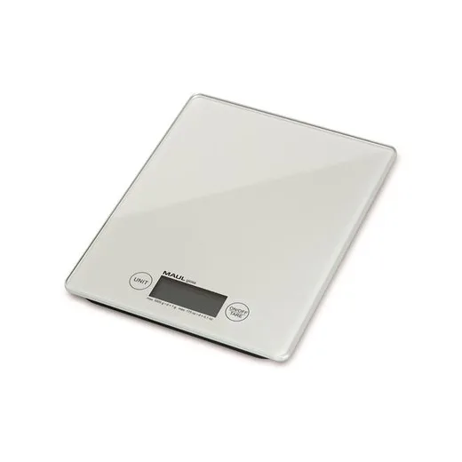Váha na listy, nosnosť 5 kg, MAUL "Gloss", biela