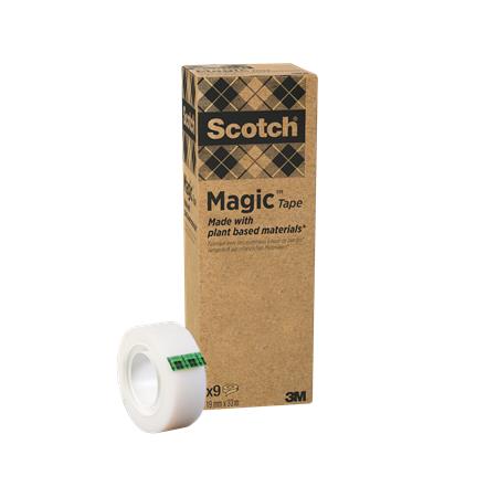 Lepiaca páska, 19 mm x 33 m, ekologická, 3M "Scotch® Magic™", priehľadná