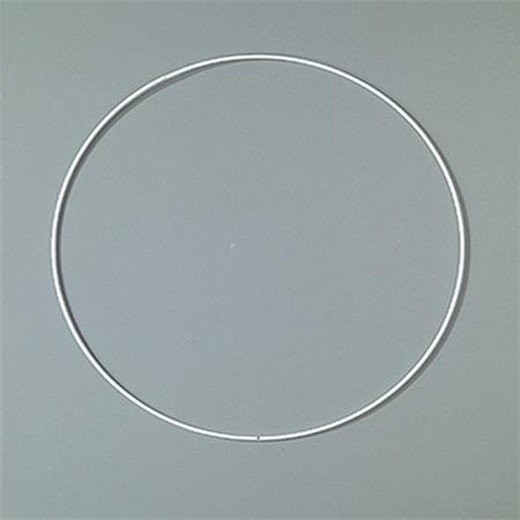 Kovová obruč, biela, EFCO, 25 cm