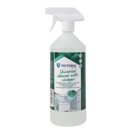 Čistiaci prostriedok, univerzálny, s octom, 1 l, VICTORIA HYGIENE