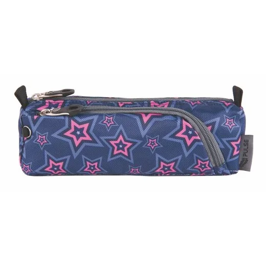 Peračník, v tvare valca, 2 priehradky, PULSE "Pink Stars"
