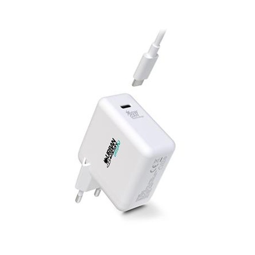 Sieťová nabíjačka, 1xUSB-C (65W), kábel USB-C na USB-C, URBAN FACTORY