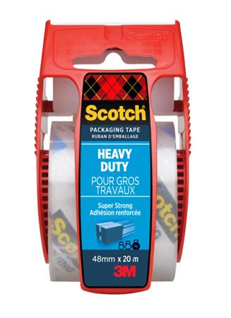 Baliaca páska, s dávkovačom, 48 mm x 20 m, 3M SCOTCH, priehľadná