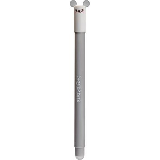 Roller, 0,7 mm, zmazateľný, EBERHARD FABER "Myš", modrá