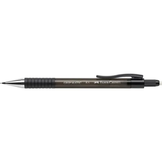 Mikroceruzka, 0,5 mm, FABER-CASTELL "Grip Matic 1375", čierna